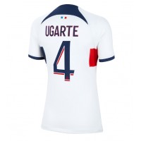 Fotballdrakt Dame Paris Saint-Germain Manuel Ugarte #4 Bortedrakt 2023-24 Kortermet